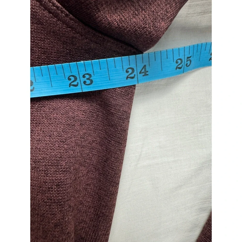 The‎ North Face Mens XL 1/4 Zip Fleece Pullover Burgundy Maroon hiking, outdoor